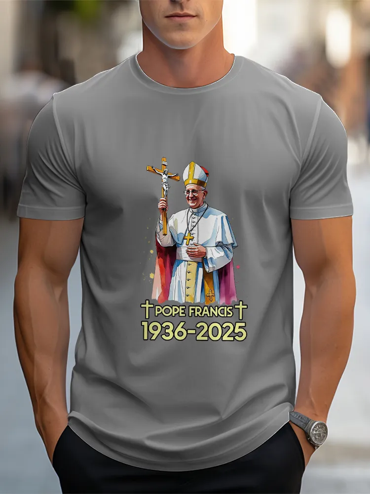 Men'S Rest In Peace 1936-2025 Short Sleeve Round Neck Pure Cotton T-Shirt