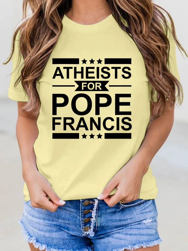 Women's 1936–2025 Catholic Commemorative Printed T-Shirt