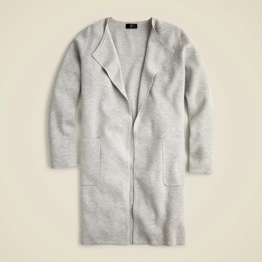 Juliette collarless sweater-blazer