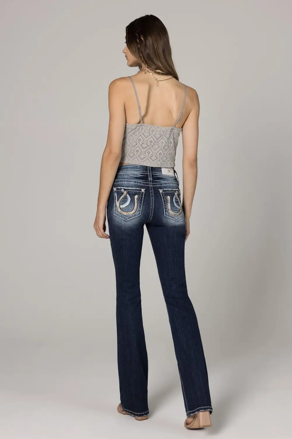 Double Horseshoe Bootcut Jeans