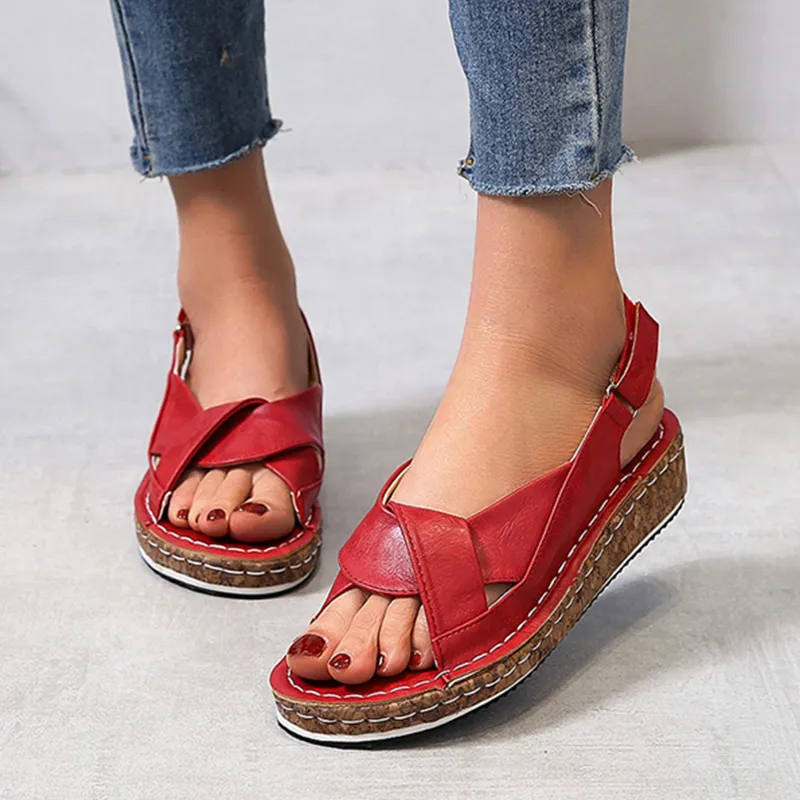 Comfortable wedge sandals