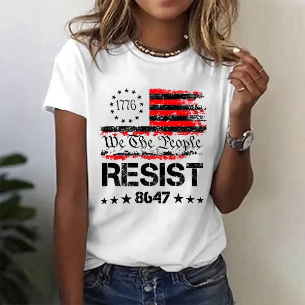Official 1776 We The People 8647 Resist T-Shirt