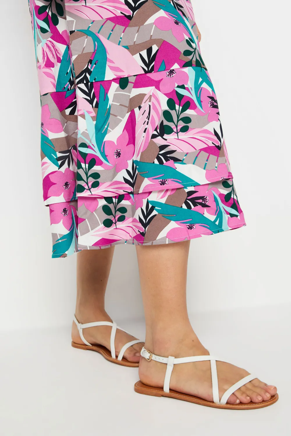 LTS Tall Pink Floral Print Maxi Dress