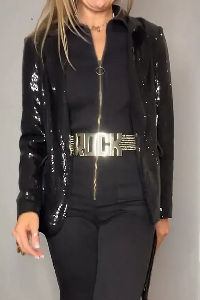 Women's Fashion Sequined Jacket