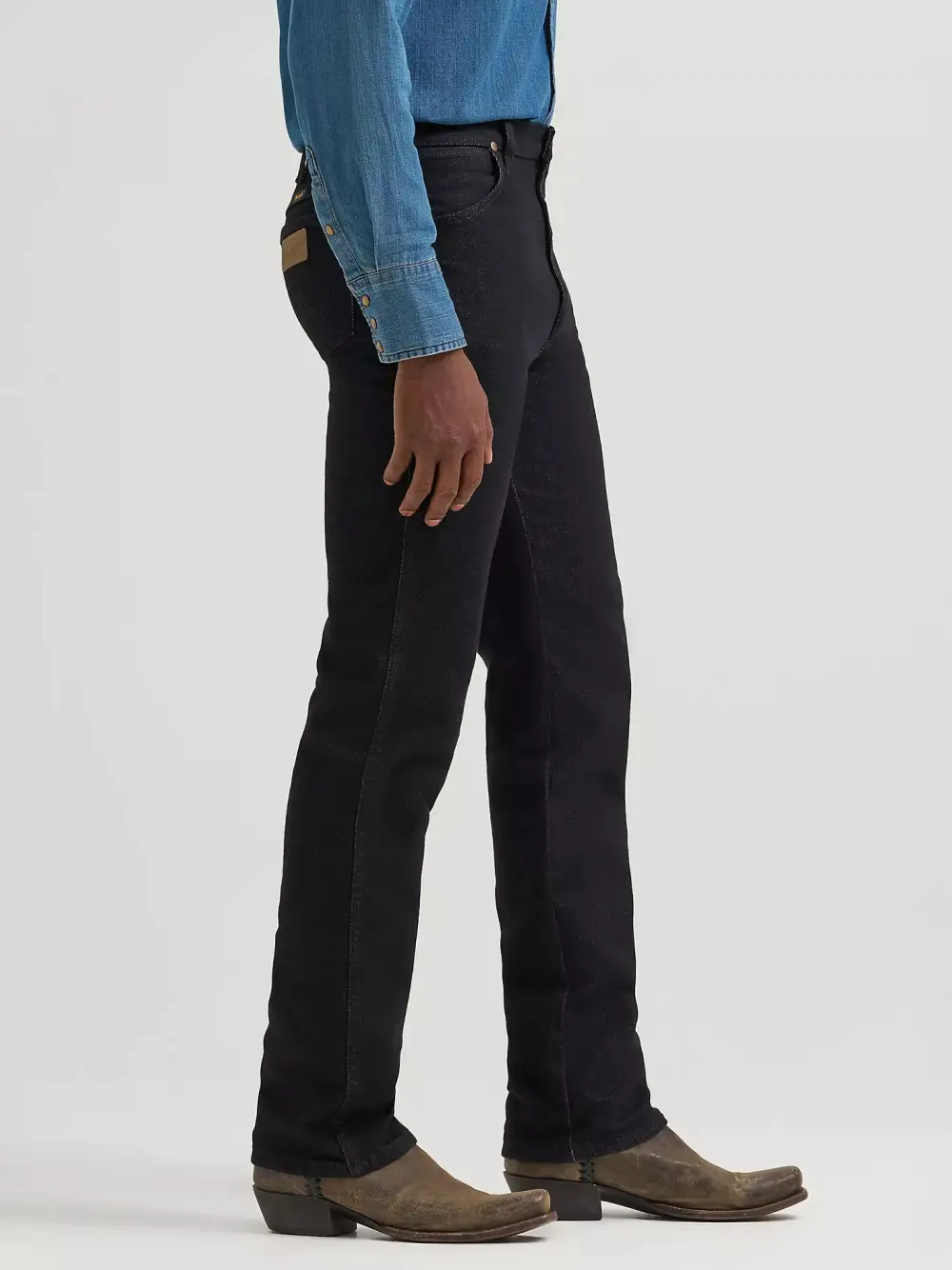 WRANGLER COWBOY CUT STRETCH SLIM FIT JEAN IN INDIGO STRETCH