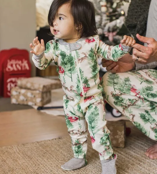 Guide My Sleigh Matching Organic Cotton Pajamas