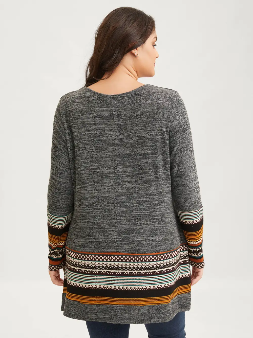 Tunic Boho Print Pocket T-shirt