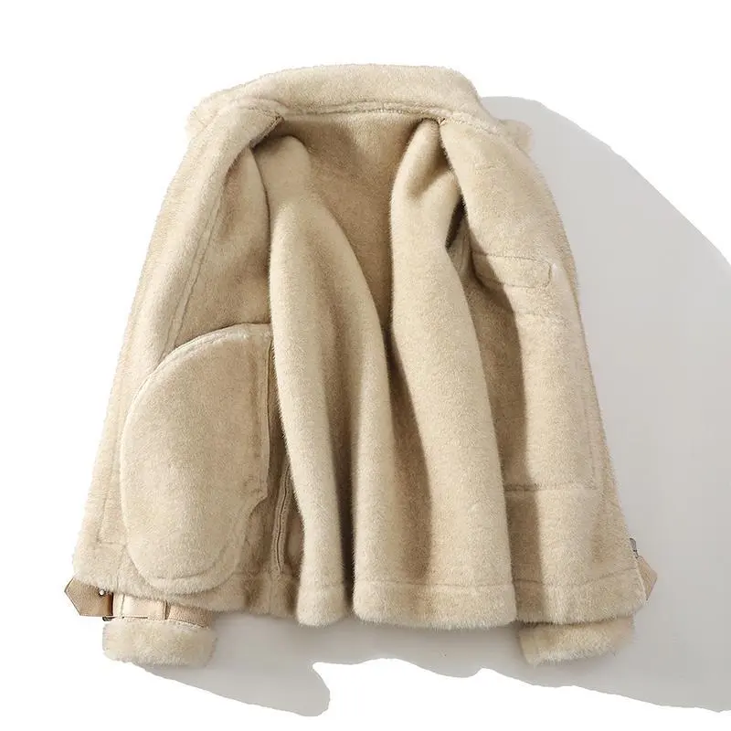 The Flying Tigers Men's Sheepskin Bomber Jacket Luc. 107