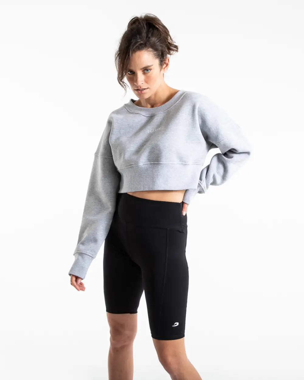 Johnson Cropped Sweatshirt - Grey