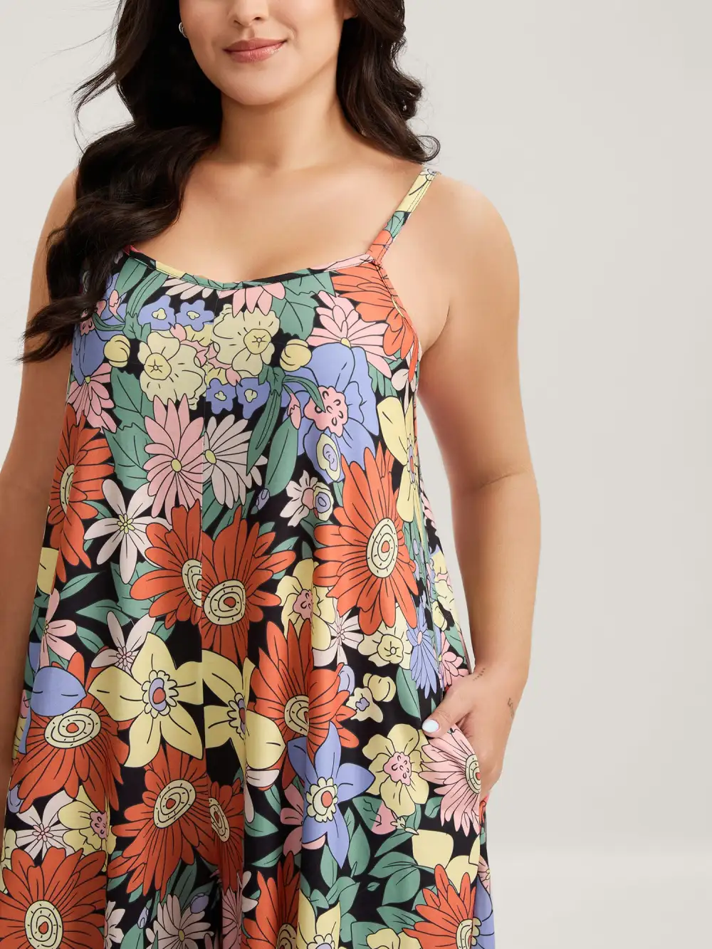 Vivid Groove Stretchy Adjustable Jumpsuit