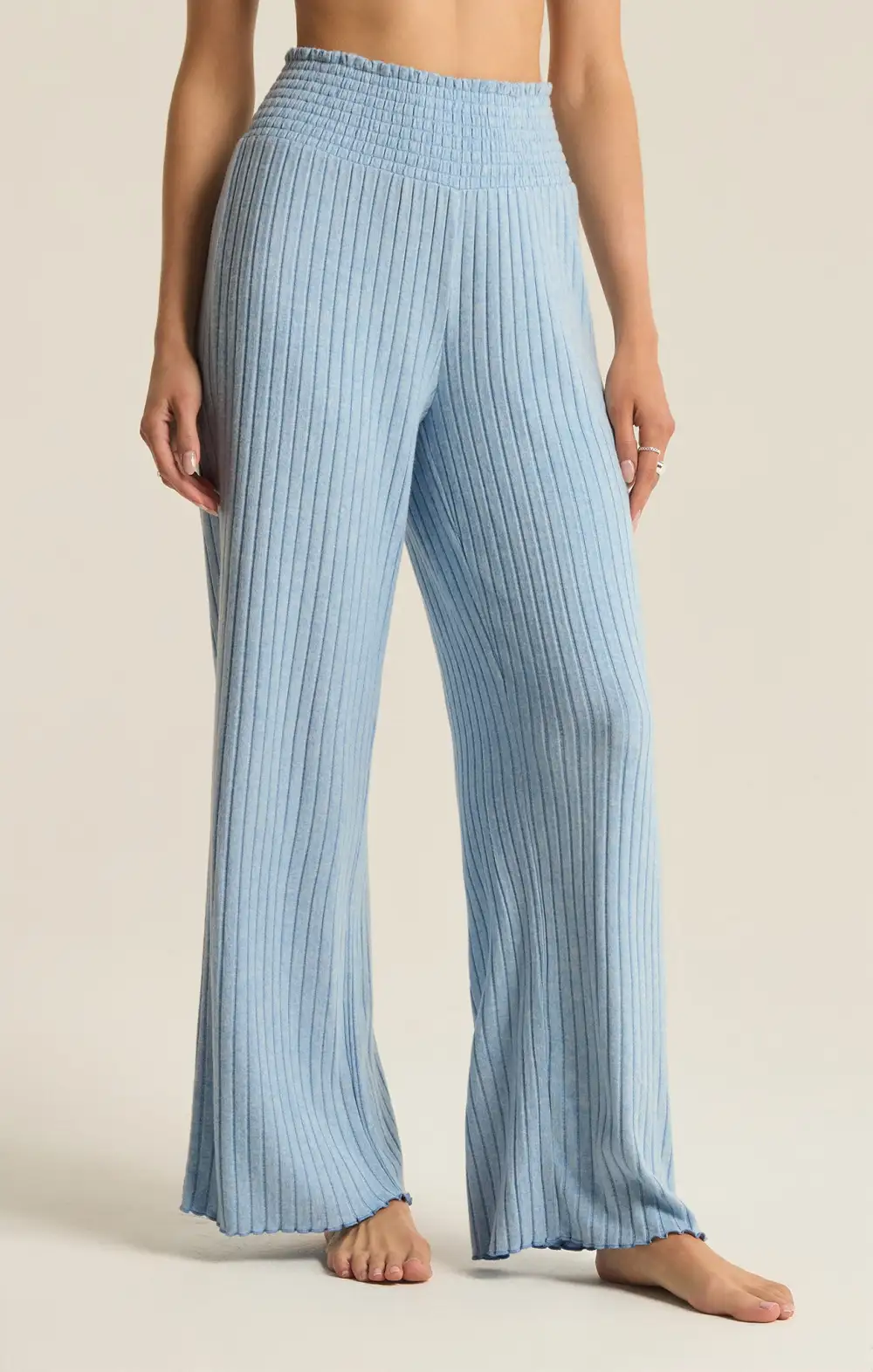 Dawn Smocked Rib Pant