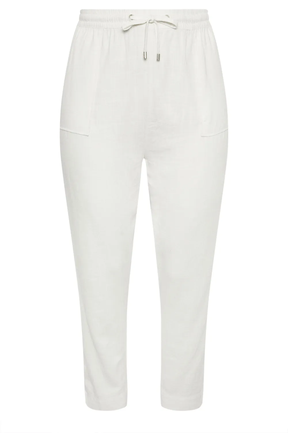 YOURS Curve Black Linen Joggers