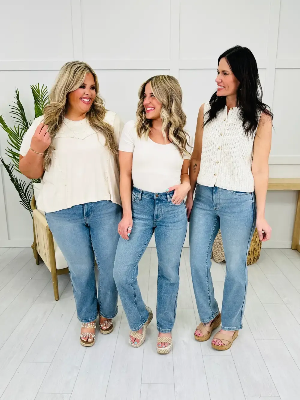 Judy Blue Don't Be Late Straight Leg Jeans