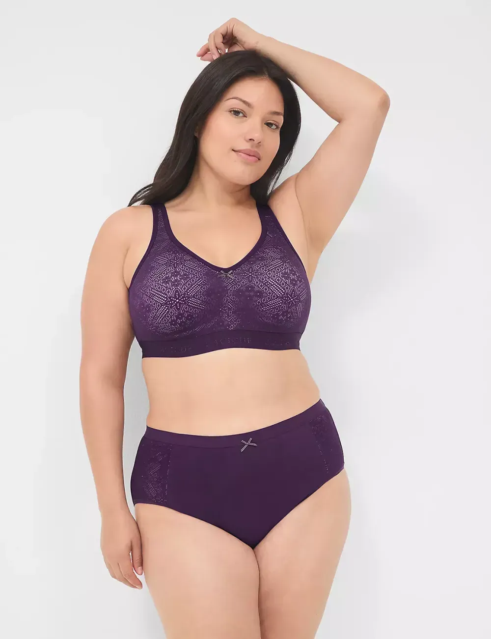 Cotton Unlined No-Wire Bra With Lace