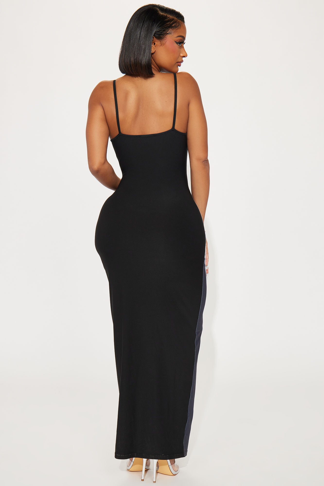 The Body Maxi Dress - Black/White