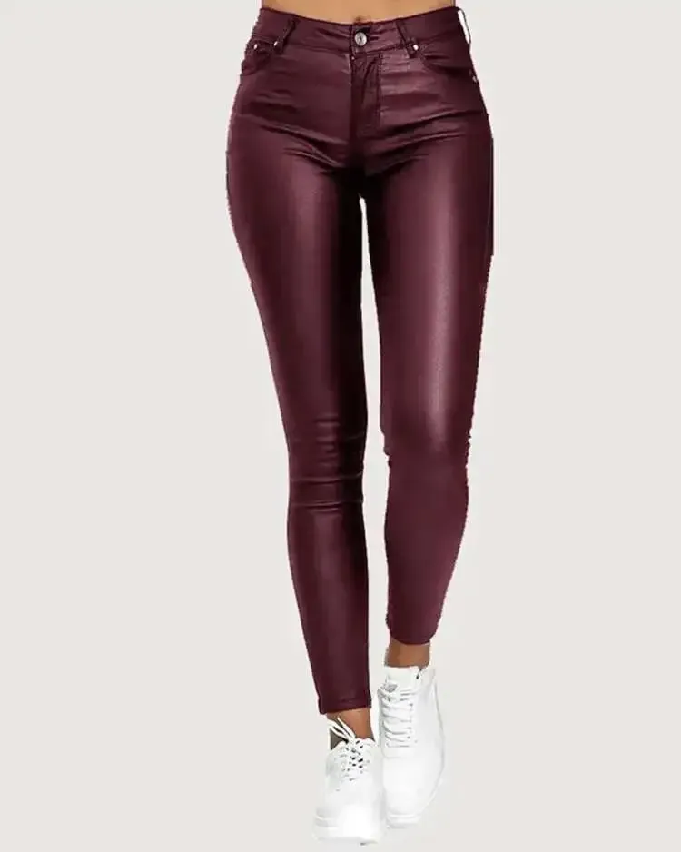 High Waist Butt Lifting Skinny Pants