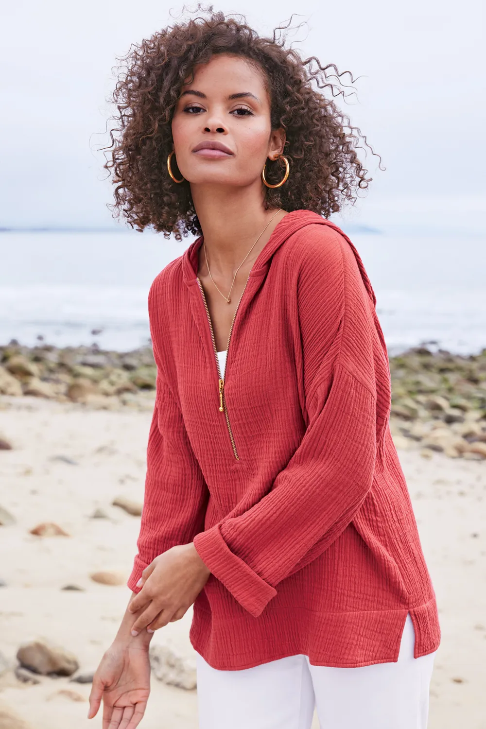 Kemia Gauze Hoodie