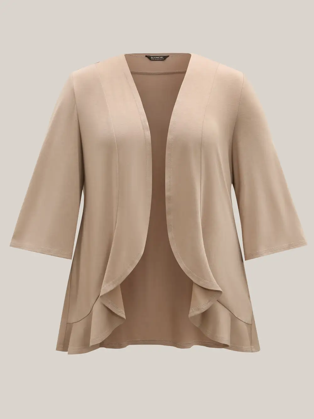 Lotus Hem Curvy Kimono Cover-Up