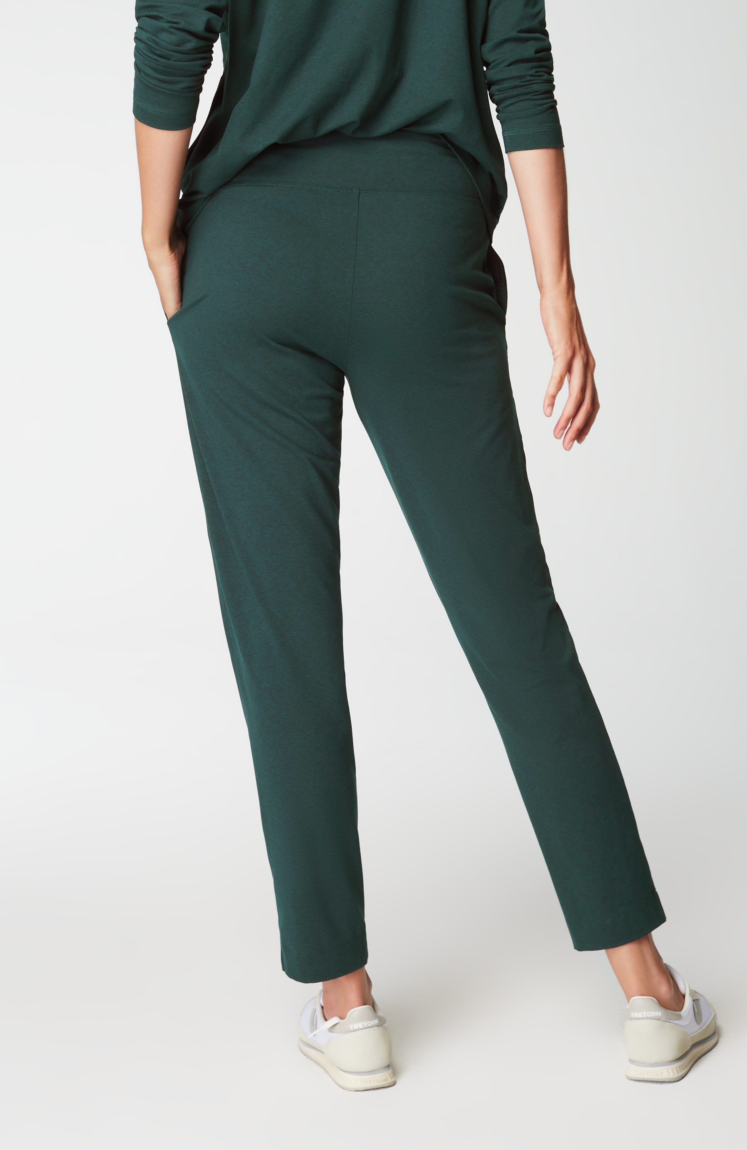 Fit Supreme-Stretch Pintucked Slim-Leg Pants