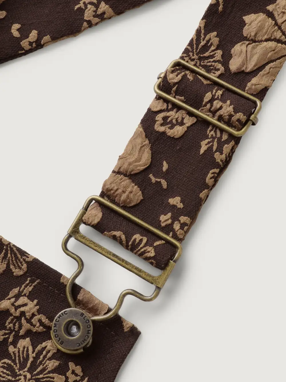 Fall Floral Textured Pockets Midi Dress