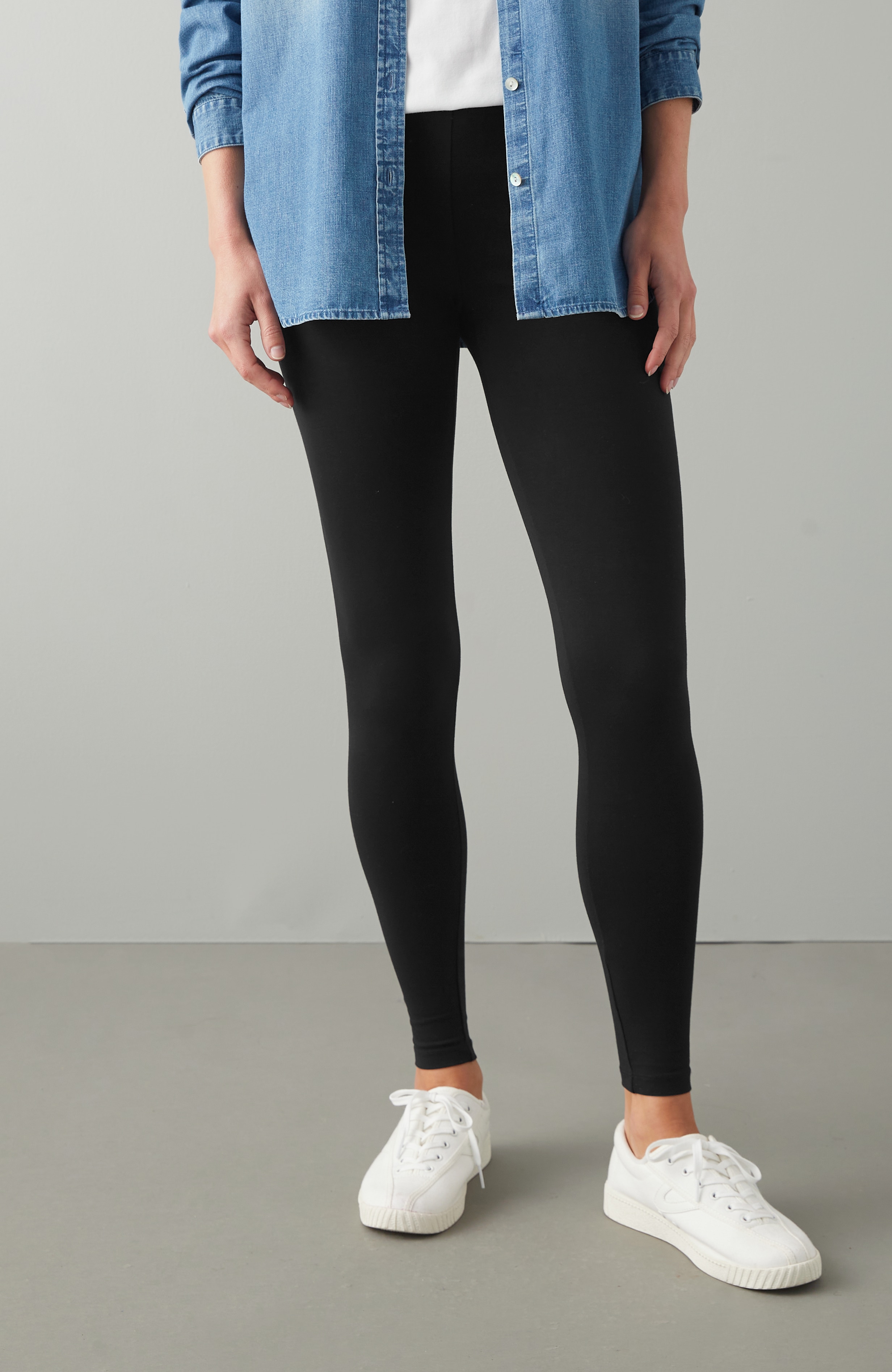 pima ankle-length leggings