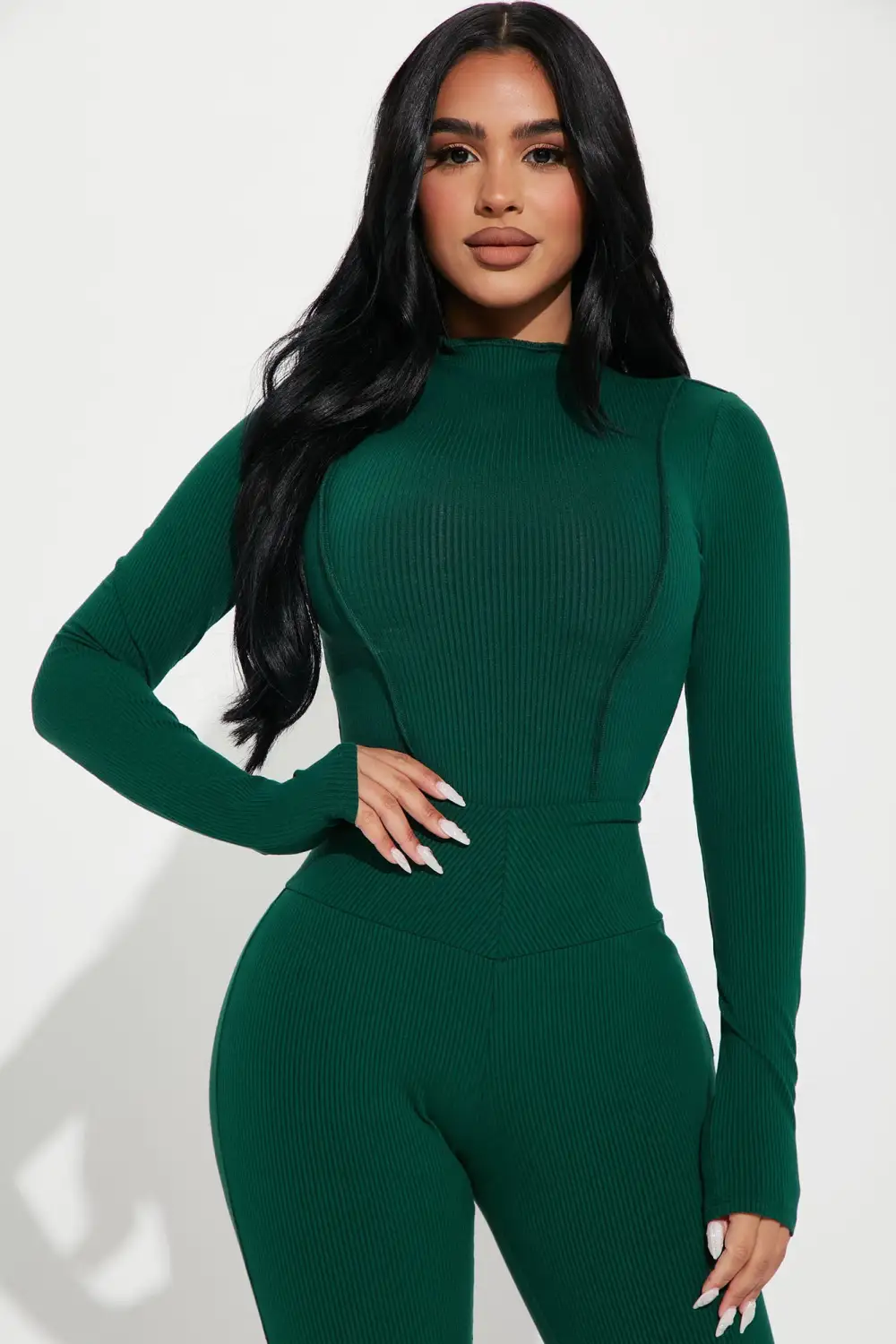 Kacy Snatched Bodysuit - Hunter