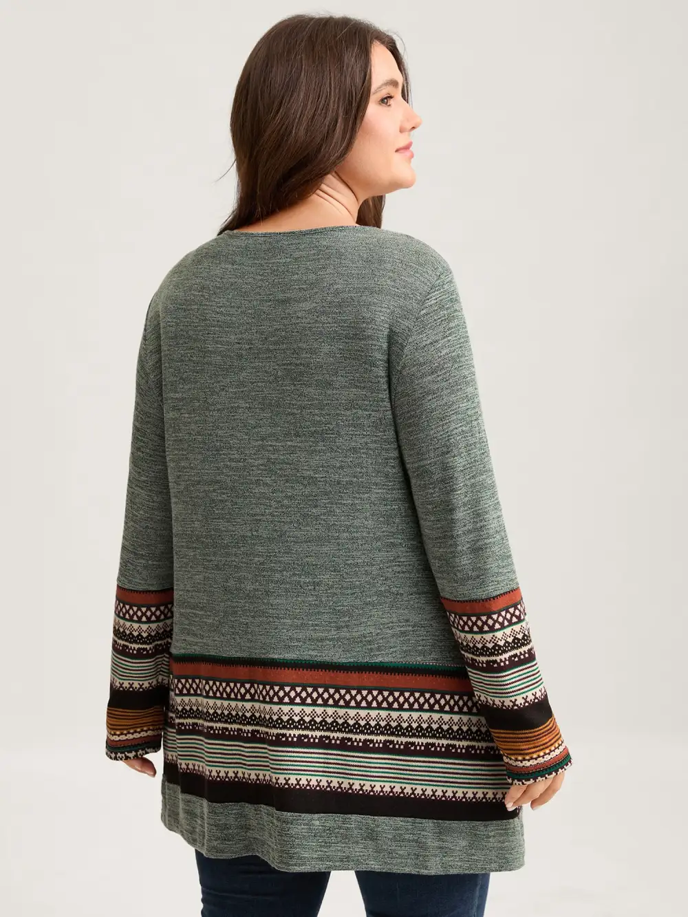 Tunic Boho Print Pocket T-shirt