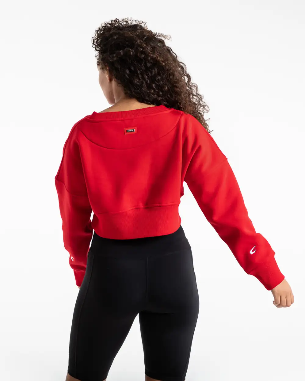 Johnson Cropped Sweatshirt - Red