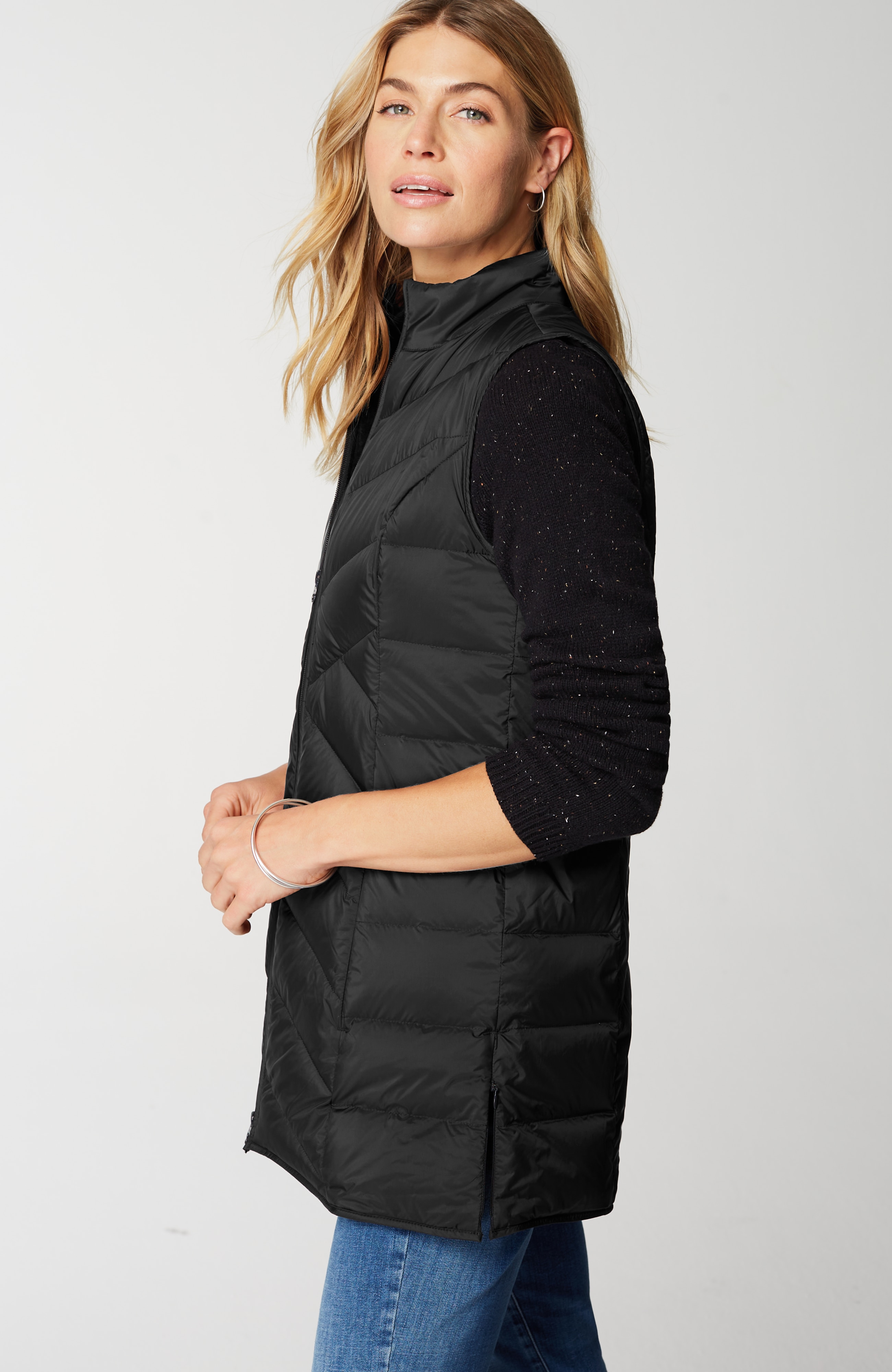 Side-Zip Down Puffer Vest
