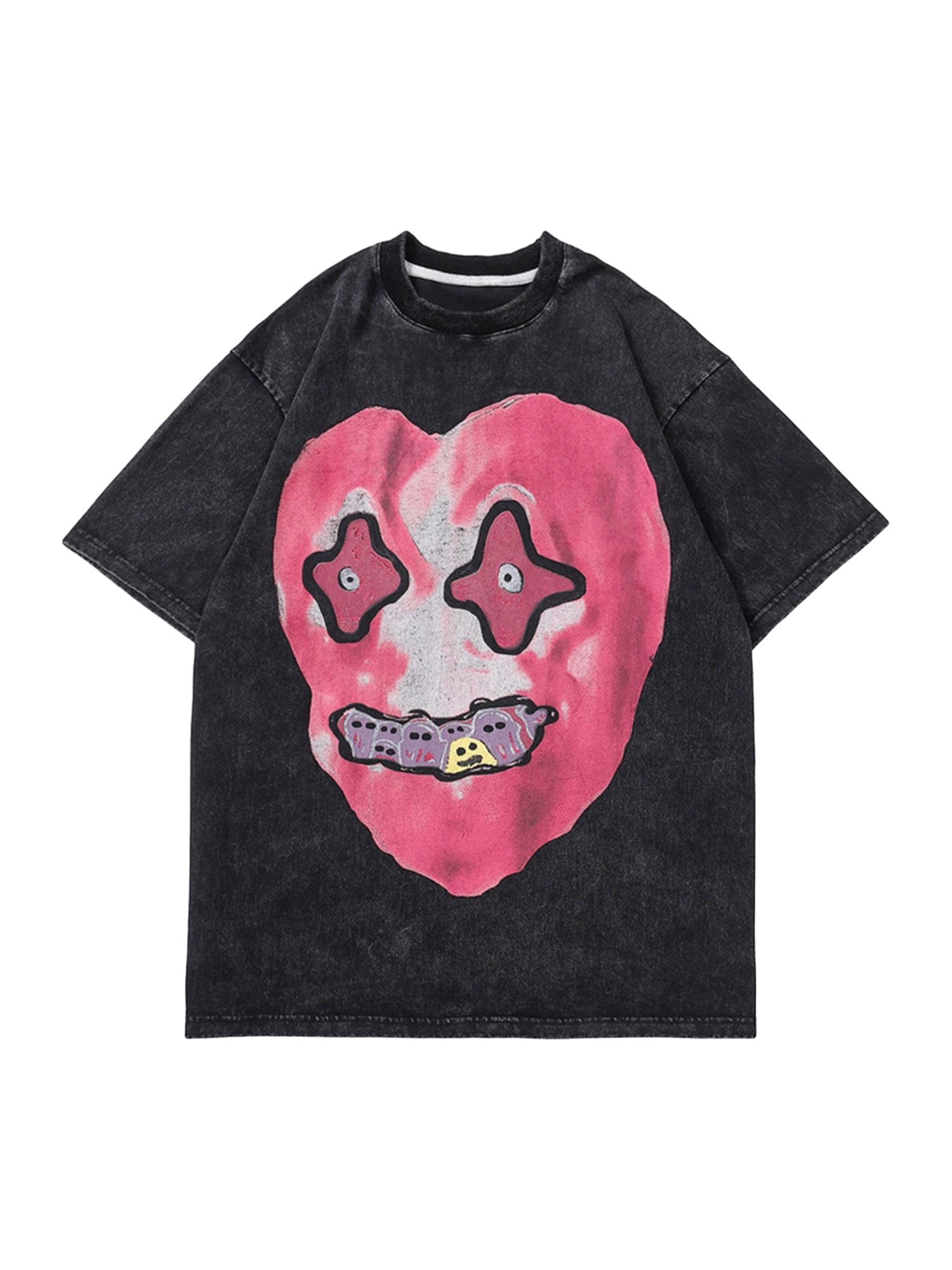 Fun Graphic Printed Oversized T-shirt - 2030