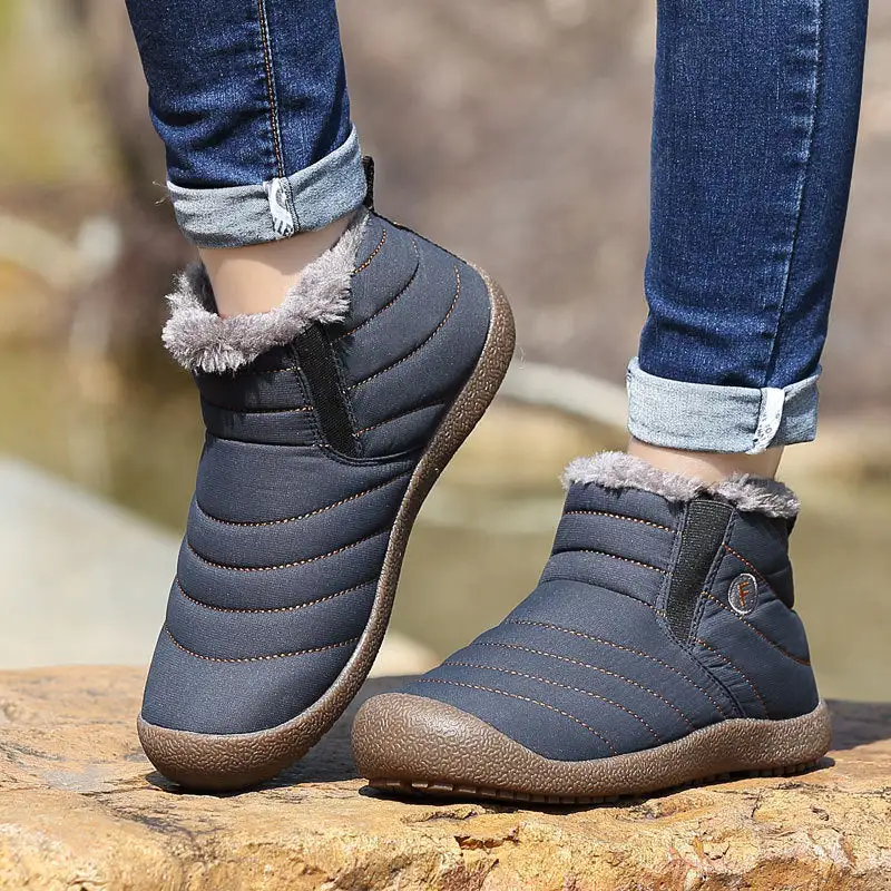 Winter Snow Boots Warm And Velvet Low Top Shoes
