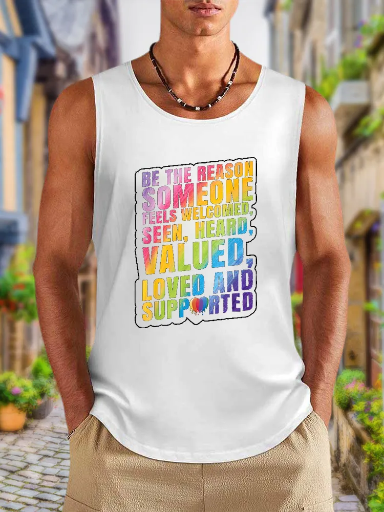 Men'S Vests LGBTQ Support LGBT Pride Month