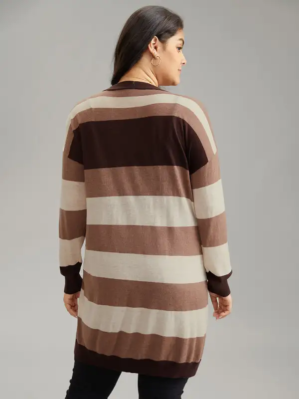 Supersoft Essentials Colorblock Contrast Pocket Cardigan