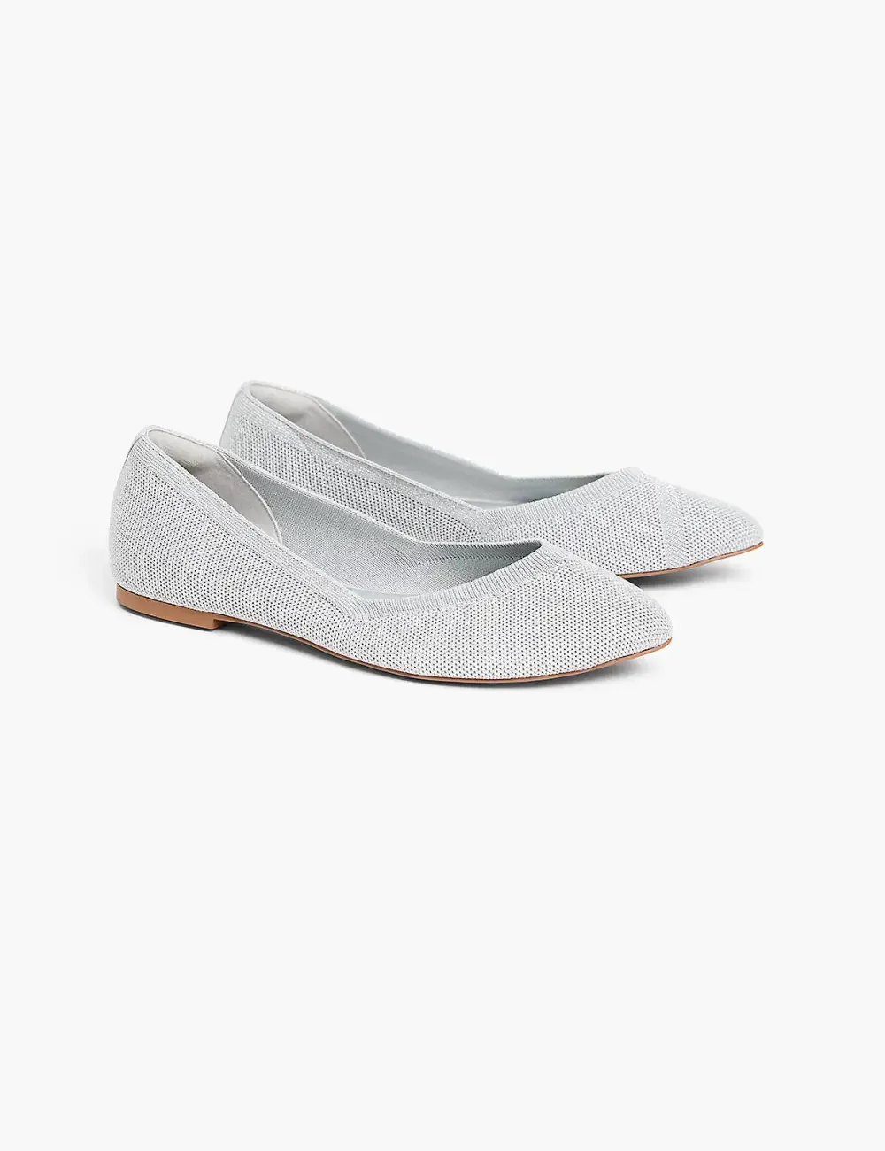 Dream Cloud Pointed Toe Knit Ballet Flat