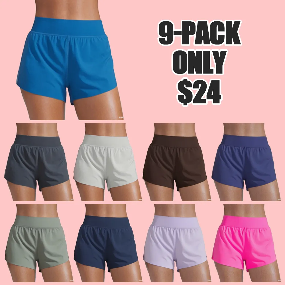 High Waist Dolphin Shorts with Mesh Liner – Women's Activewear