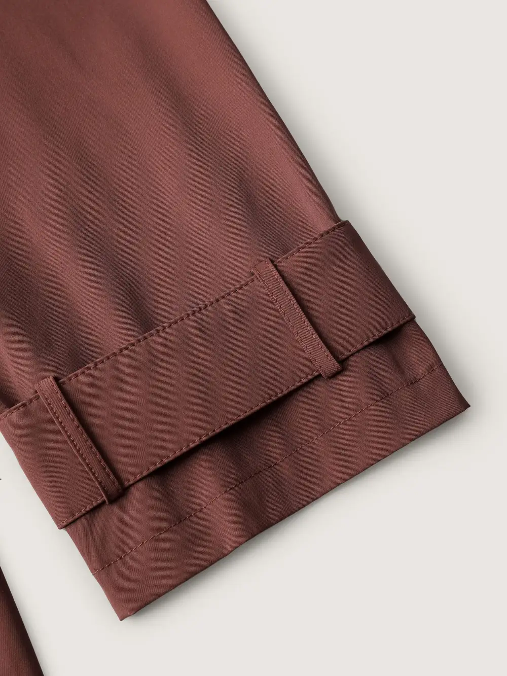 Button Belted Layered Trench Coat