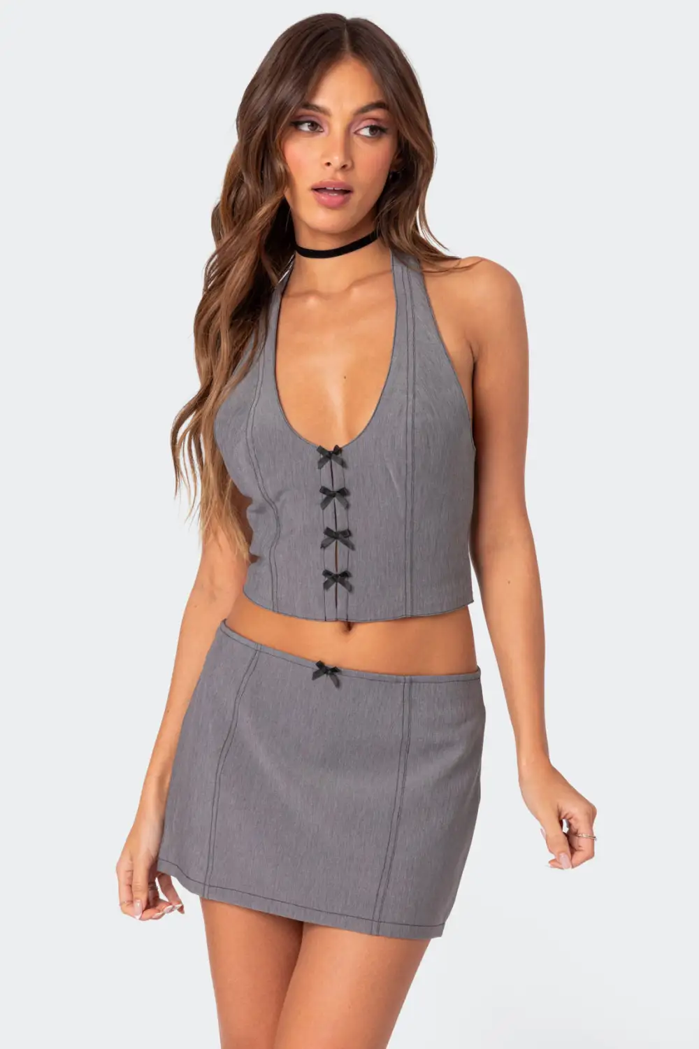 Take A Bow Halter Top