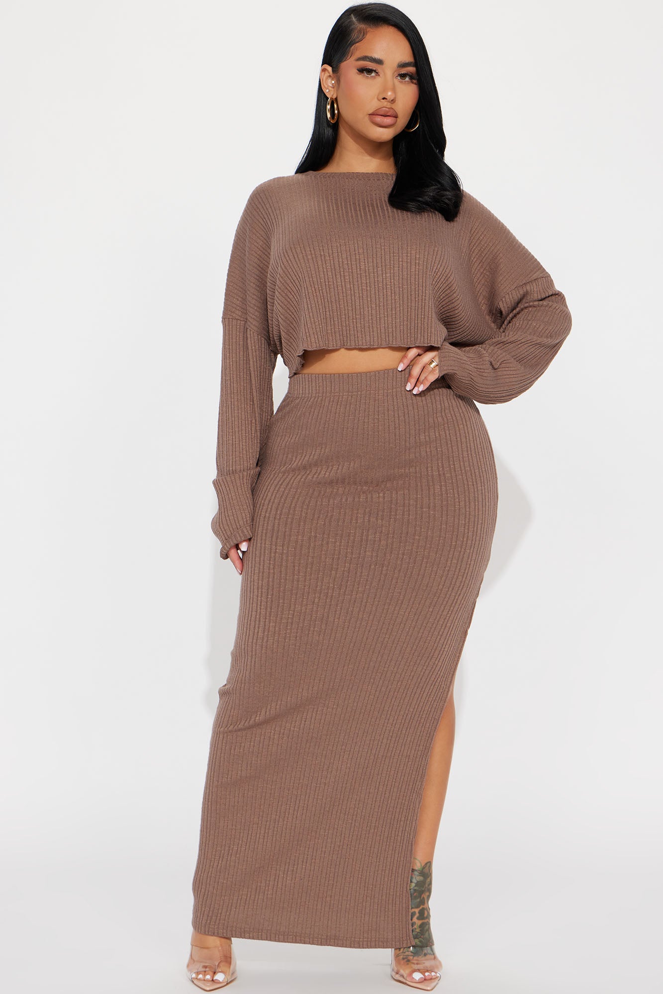 Marianna Skirt Set - Mocha