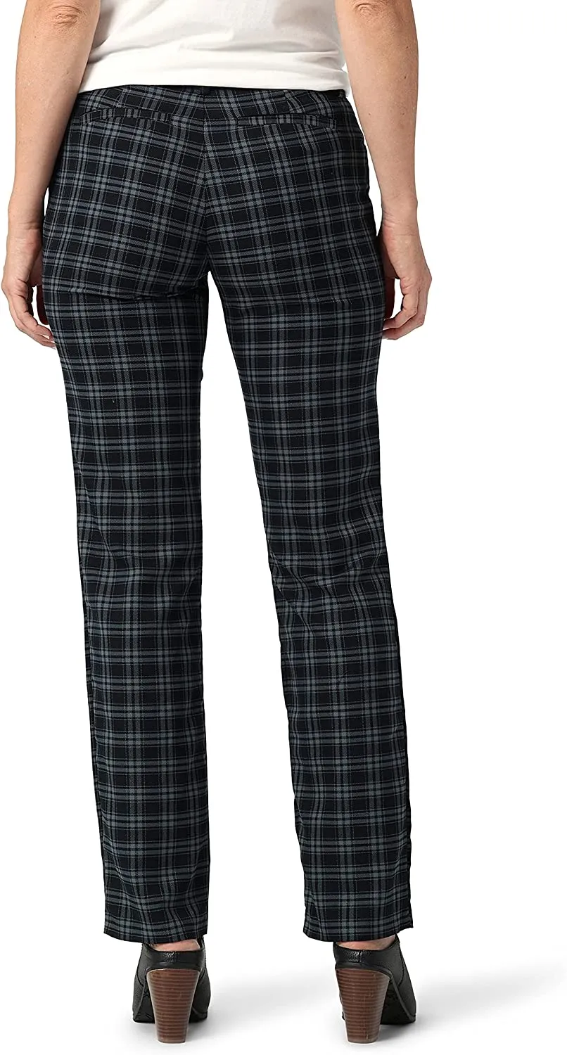 Women's Wrinkle Free Relaxed Fit Straight Leg Pant