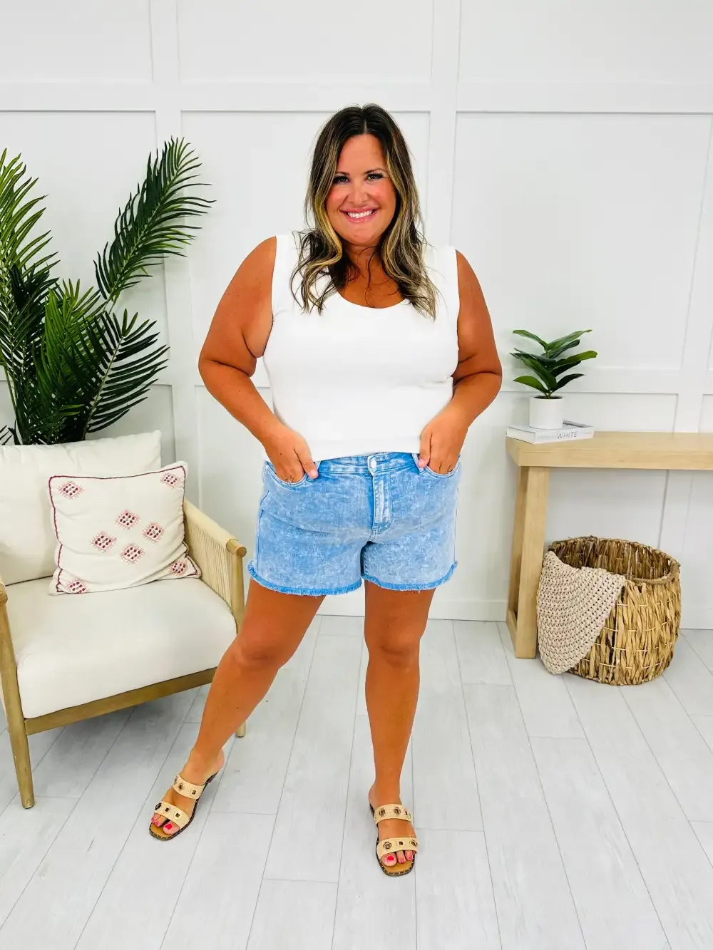 Judy Blue Fade to Fab Shorts