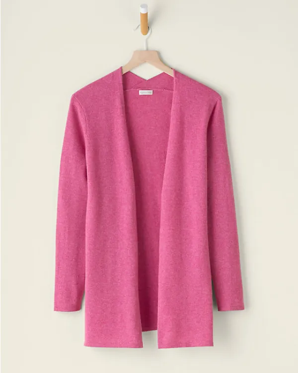 Easy Cashmere Open Cardigan