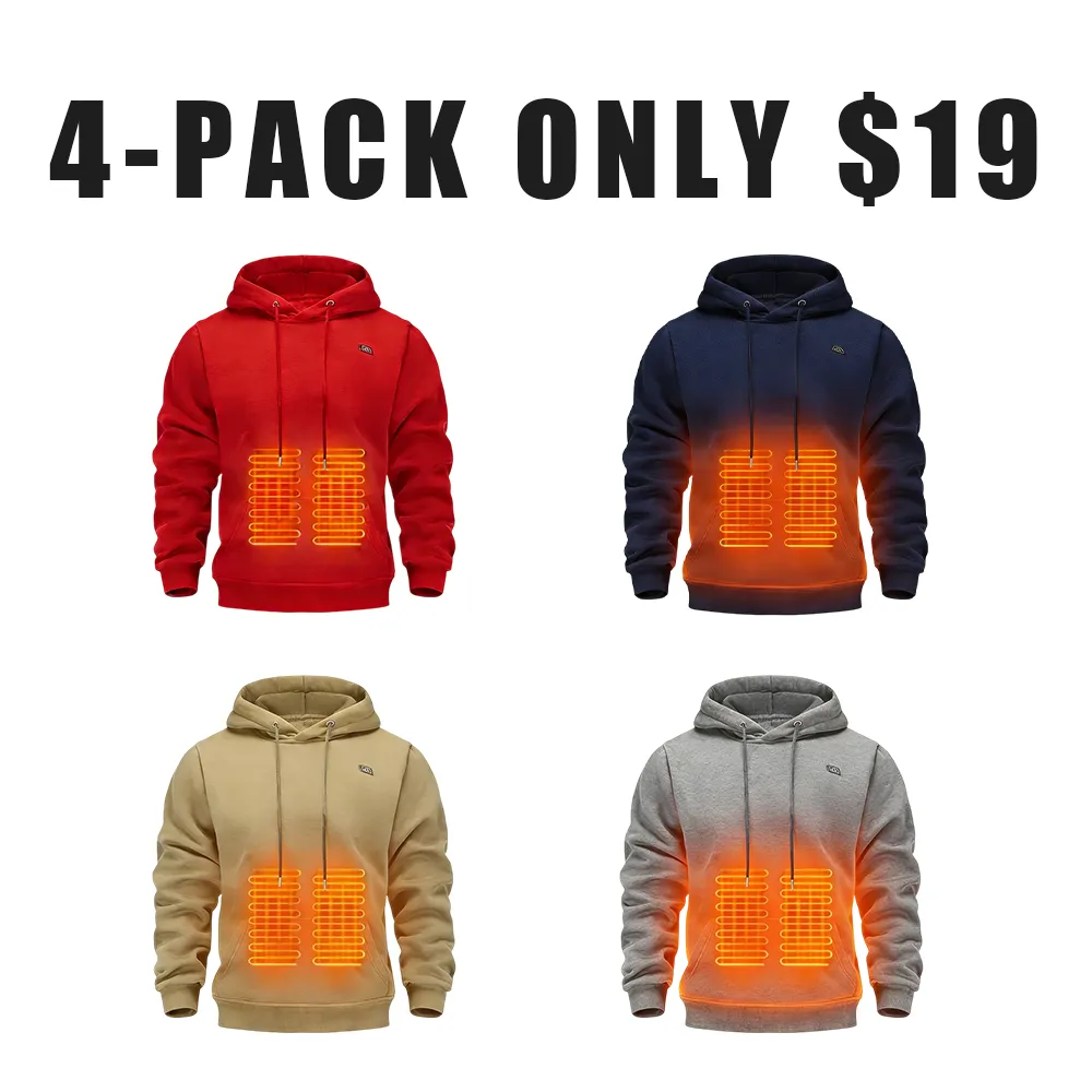 Men's Smart Heated Hoodie - Includes Power Bank