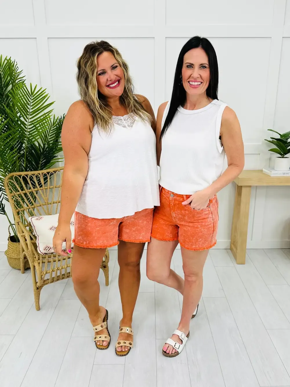 Judy Blue Peachy Keen Shorts