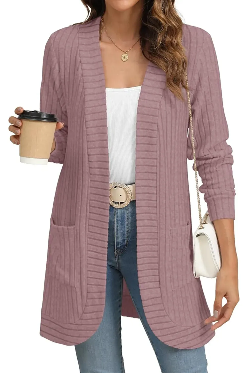⚡ONLY TODAY ⚡Women Long Sleeve Open Front Cardigan