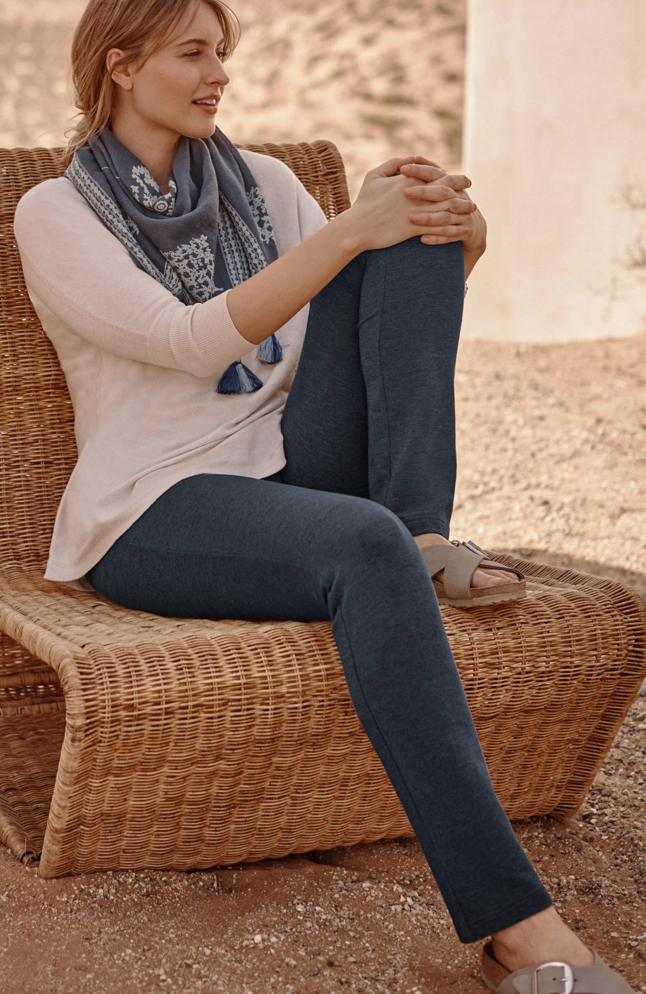 pure jill affinity slim-leg pants