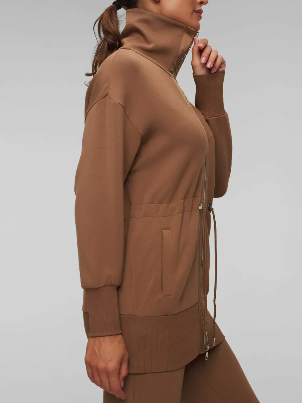 Turtleneck Casual Zipper Track Suit