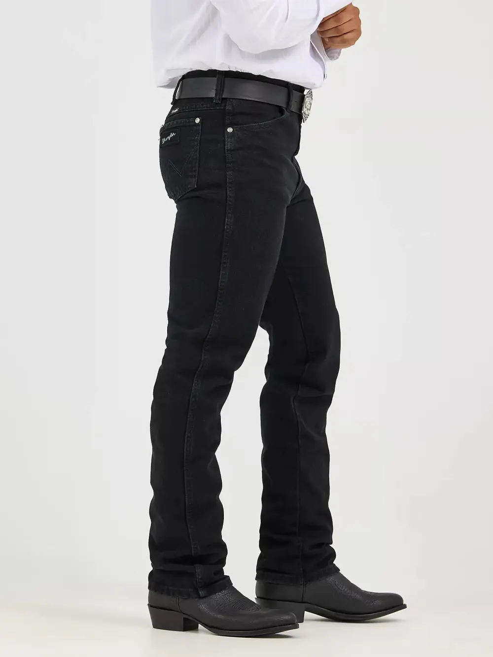 COWBOY CUT SILVER EDITION SLIM FIT JEAN IN BLACK