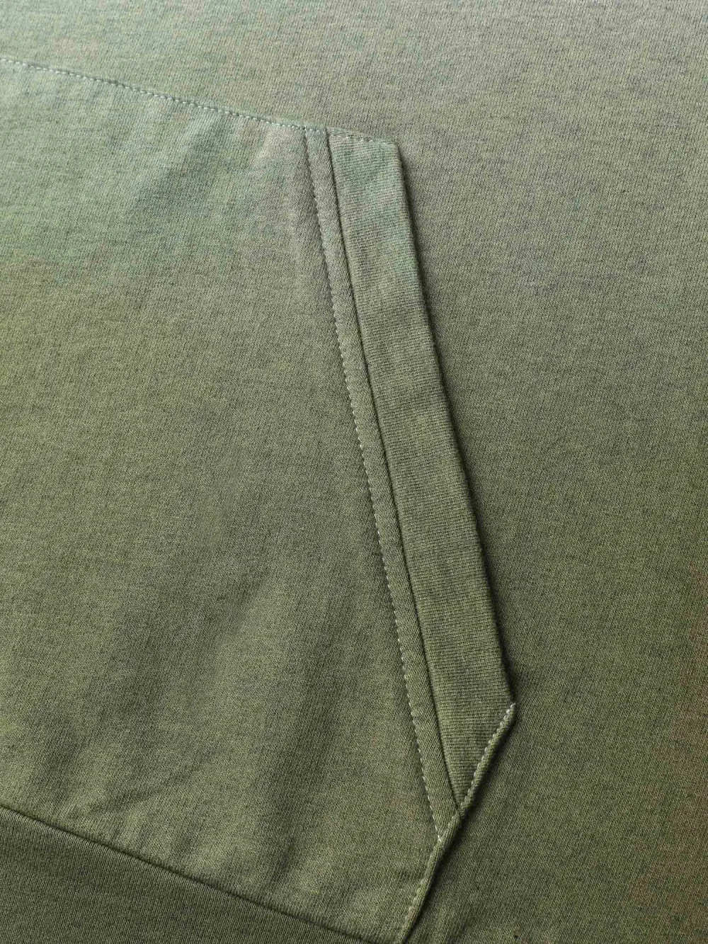 Cotton Dip-Dyeing Half-Zipper Hoodie