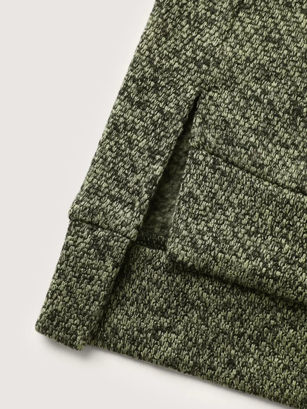 Relaxed Fit Split Hem Pullover