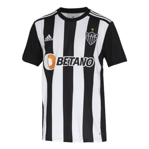 Camisa Atlético Mineiro Home 22/23 - Preta e Branca